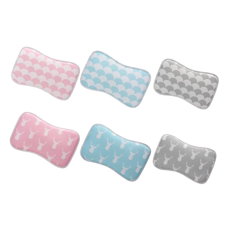 

Baby Shaping Pillow Breathable Baby Bedding Newborn Pillow Infant Baby Neck Pillow 3D Design 100% Cotton Cot Pillow