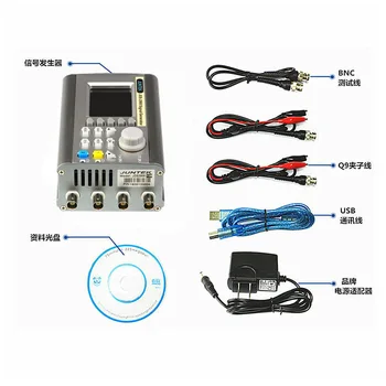 

15-60MHZ Frequency Meters JDS2600 Full CNC Signal Generator Double Channels DDS Function Arbitrary Waveform Pulse Signal Source
