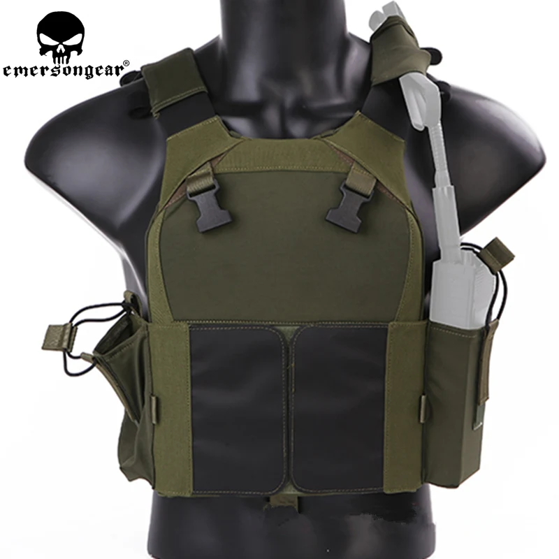 Emersongear Lvmbav Pc Military Molle Waistcoat Combat Assault Plate