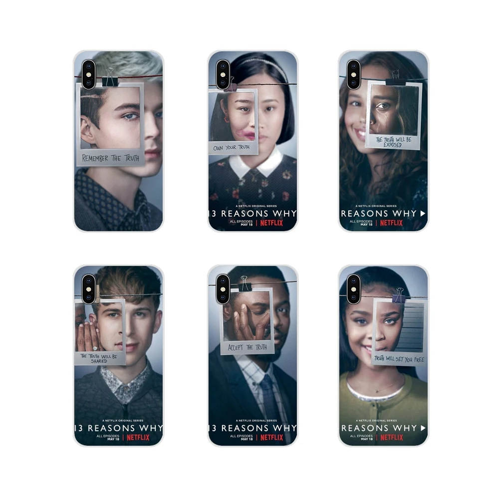 

13 reasons why netflix For Xiaomi Redmi 4A S2 Note 3 3S 4 4X 5 Plus 6 7 6A Pro Pocophone F1 Accessories Phone Shell Covers