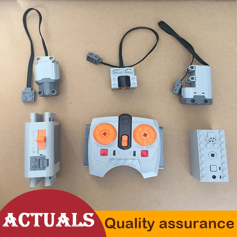 

Technic Building Block Power functions Servo Train Motor RF Receiver Remote Control Battery Box Extension Wire Compatible legoed