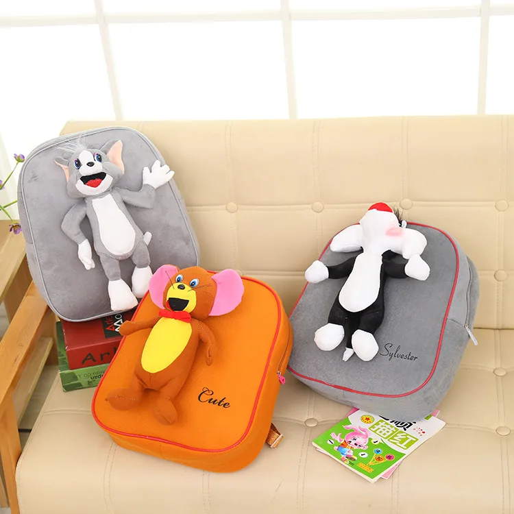 

2018 New Real School Bags For Cartoon Children Bookbag Kindergarten Backpack 1 3 Years Old Little And Shoulder Baby Plush Toys