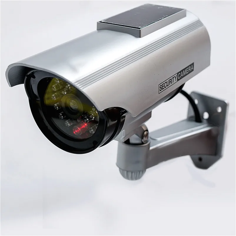 

Fake Camera support Solar Power Dummy Surveillance CCTV Camera Monitor Waterproof Outdoor CCTV Camera