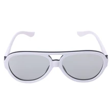 Круглые Пассивные Поляризационные универсальные 3D очки для ТВ реального 3D кинотеатра 0,42 мм