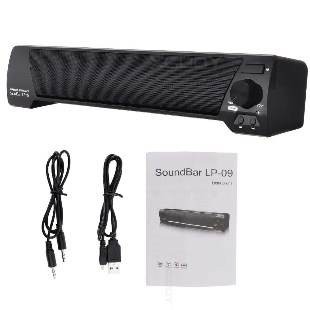 Produs XGODY LP09 Soundbar for TV PC Phone TF Bluetooth Speaker 10W