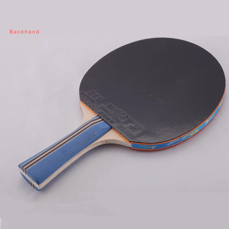 الأصلي مزدوجة الأسماك 3 نجمة تنس طاولة مضرب الخفافيش بينغبونغ مجداف سريع هجوم حلقة للمبتدئين اللاعبين الجانبين مع المطاط