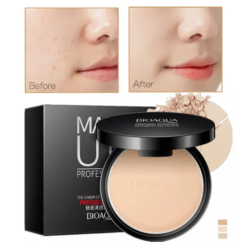 

Face Setting Pressed Powder Makeup Matte Concealer Oil-control Foundation Contour Facial Beauty Make Up Mineral Compact Powder