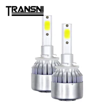 2pcs Car styling Light Bulbs Auto LED Headlight C6 C9 H1 H3 H4 880 881 H7