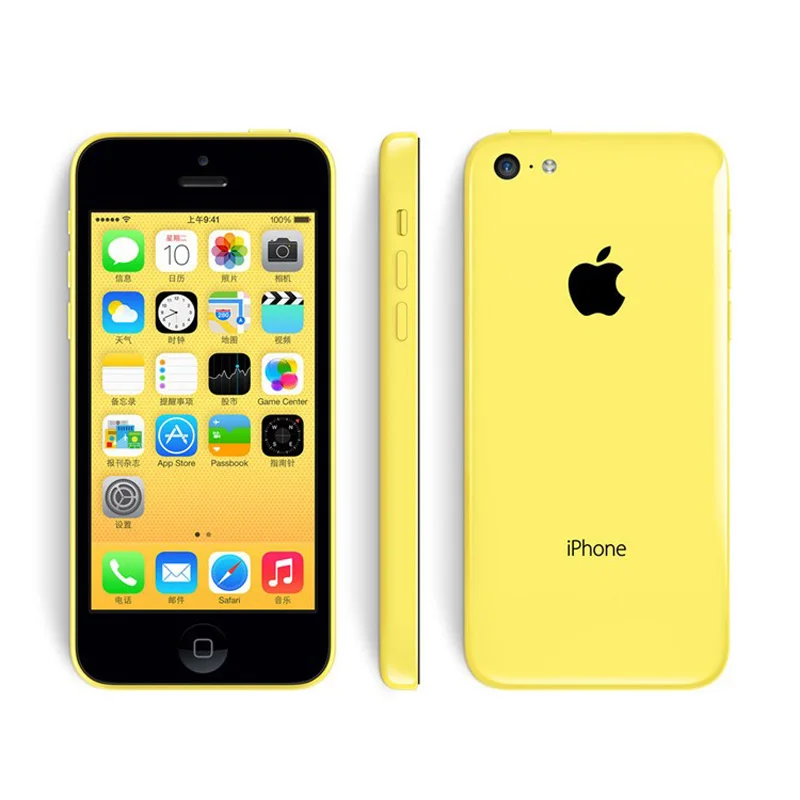 Б/у Apple iPhone 5C разблокированный двухъядерный мобильный телефон 8 ГБ/16 ГБ/32 ГБ rom WCDMA 3g б/у телефон