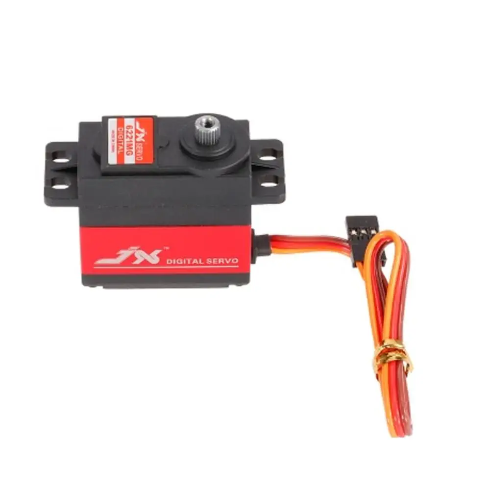 

JX PDI-6221MG 4.8V-6V 20.3kg Torque Digital Metal Gear Servo for 1/10 1/8 RC Car