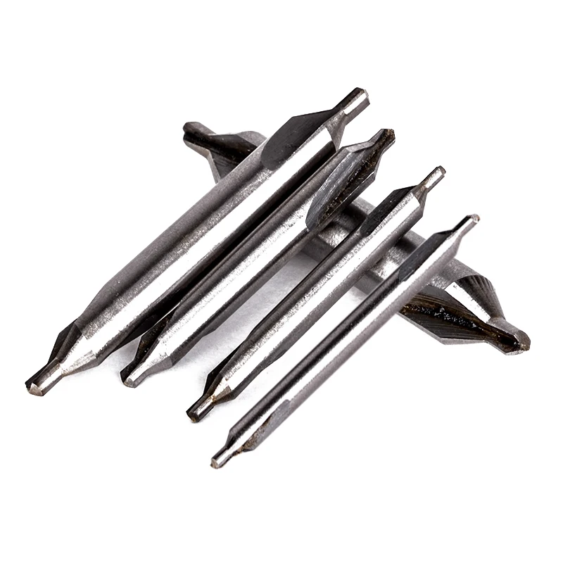 5pcs HSS Center Spotting Drill Bits Mayitr 60 Degree Combined