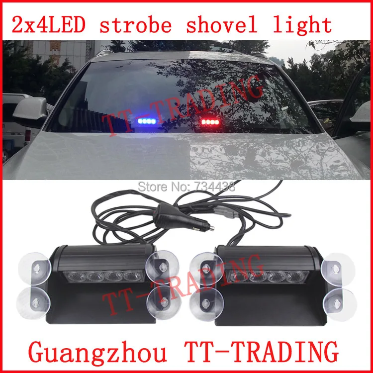 Buy 2x4 led Police strobe lights vehicle flashing
