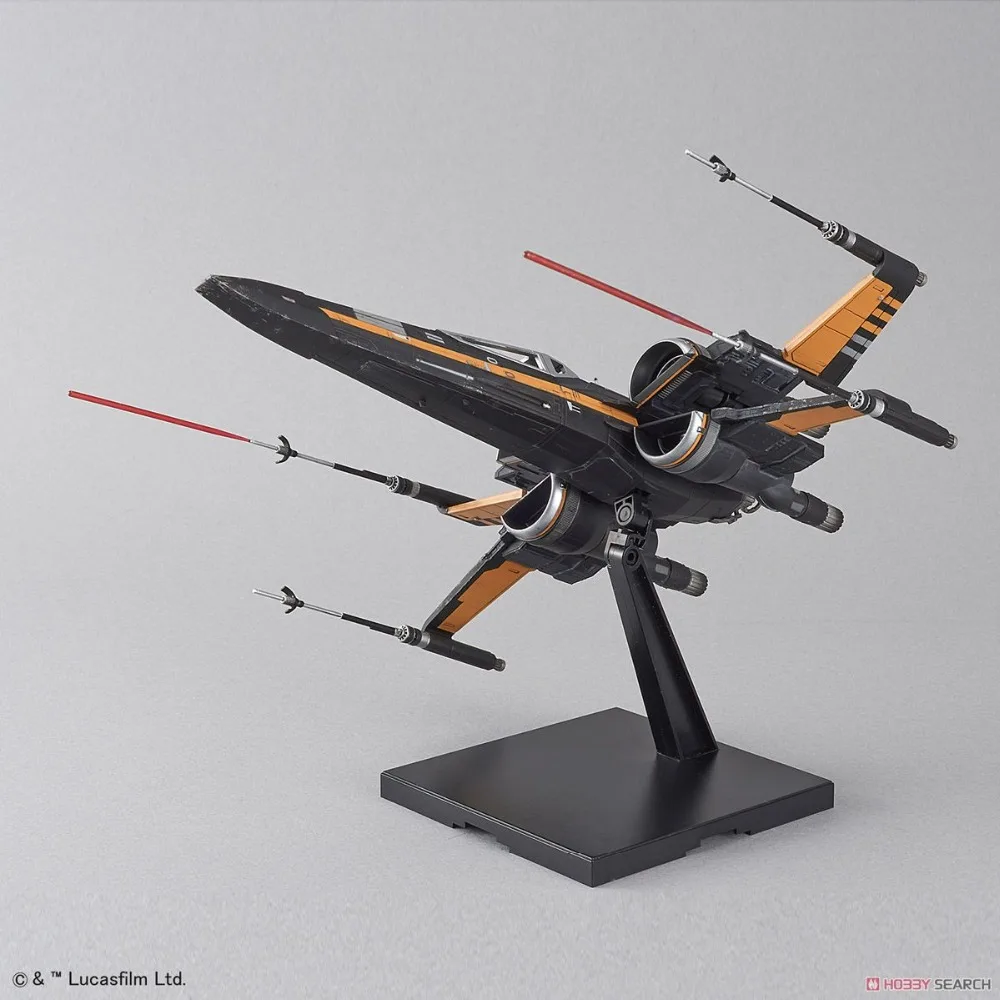 1/72 Bandai Звездные войны Poe's Boosted X-Wing модель истребителя хобби