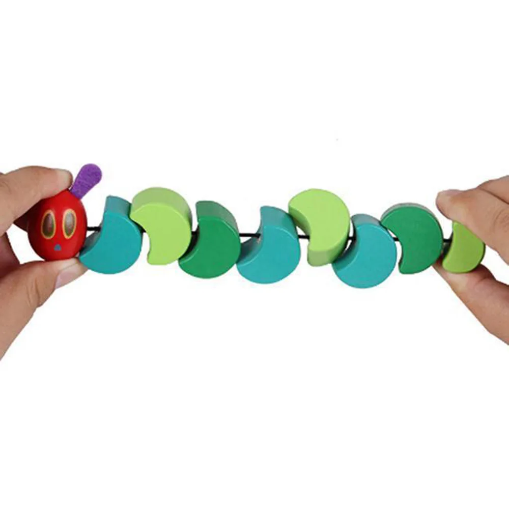 

1*useful Kids Wooden Twisty Animal Fiddle Sensory Toy Autism ADHD Stress Relief