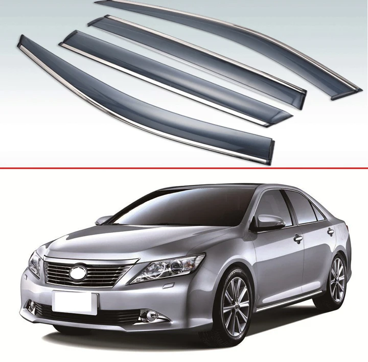 4 шт. пластиковый Наружный козырек для Toyota Camry 2007 2008 2009 2010 2011 2012 | Автомобили и