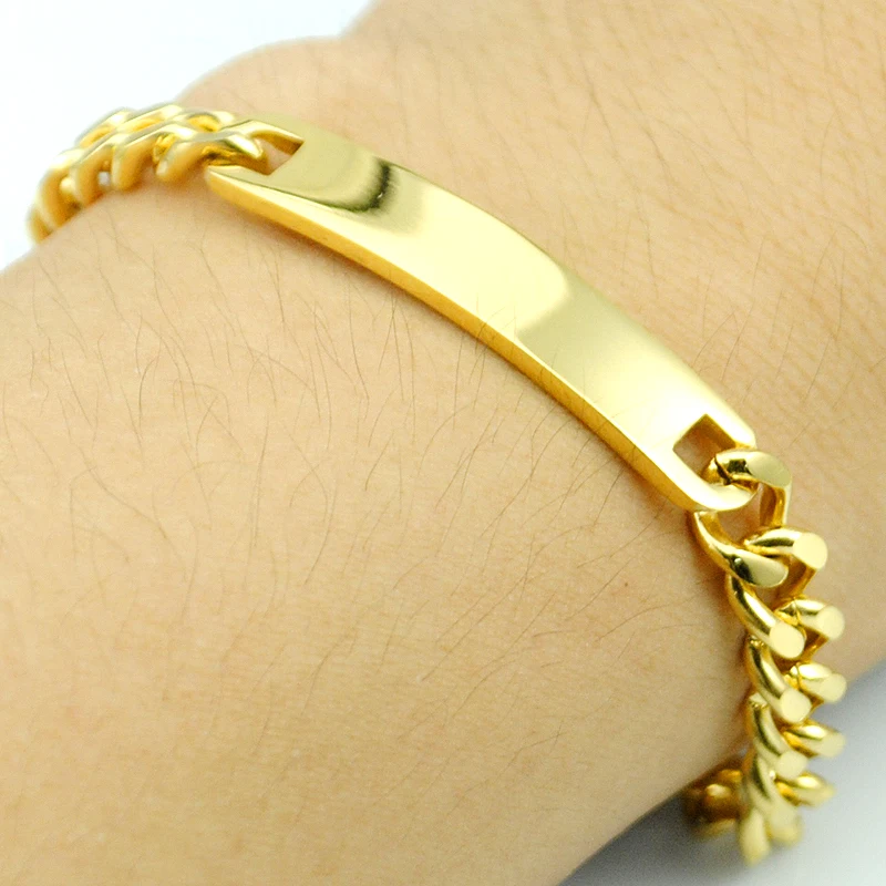 Amumiu 21cm 7mm Women Children Stainless Steel Bracelets Bangles Amumiu 21cm 7mm Women Children Stainless Steel Bracelets Bangles Id Bracelet Love Kids Baby Child Personalized Gift Hb008 In From Jewelry