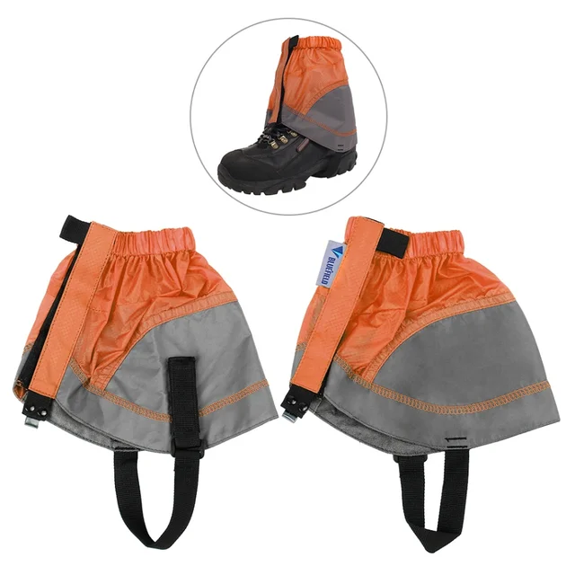 1 Pair Short Shoe Gaiter Waterproof Snow Covers Outdoor Skiing Gaiters