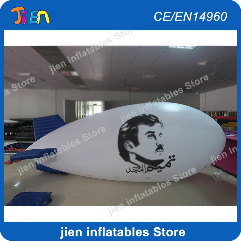 Бесплатная доставка по воздуху! Прозрачный надувной zepplin воздушный шарик корабль