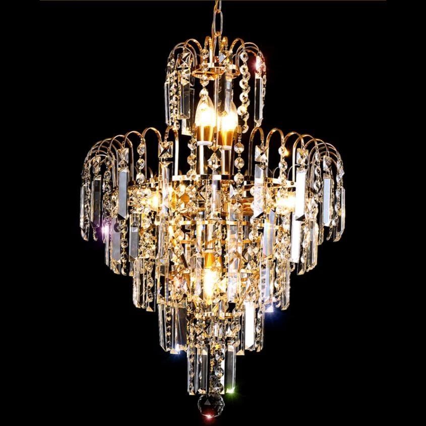 

Modern Crystal Chandelier Living Room lustres de cristal Decoration Tiffany Pendants and Chandeliers Home Lighting Indoor Lamp