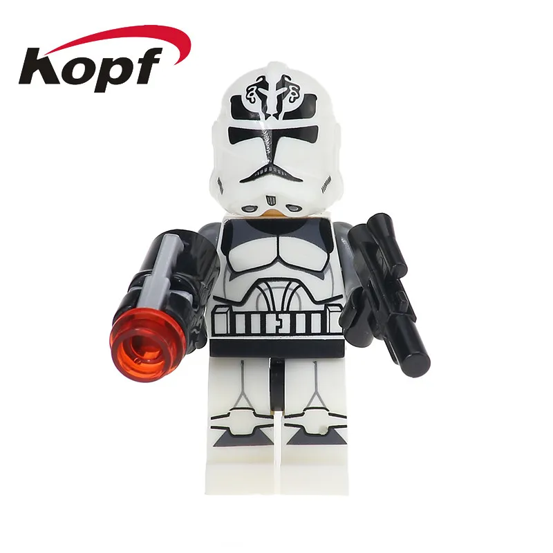 Одной продажи Space Wars волчья стая Клон Trooper Commander Neyo кирпичи Набор Модель Строительные блоки Обучающие игрушки для детей XH 631