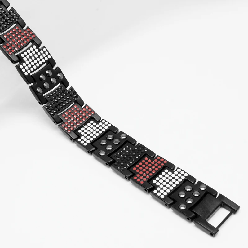 IWrist 2018 Магнитный чистый титановый браслет для мужчин черный 4в1 ve ионы Германий