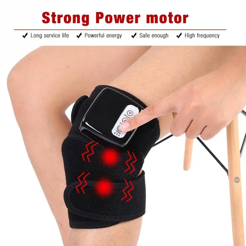Arthritis Knee Pain Relieve Massager Physiotherapy Heat Vibration Brace