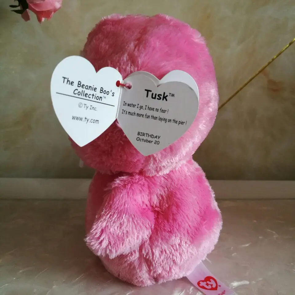 tusk the walrus beanie baby