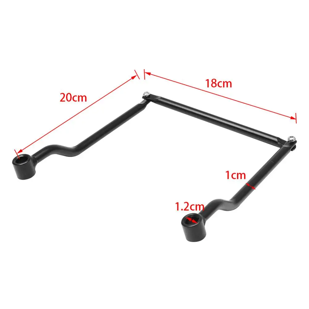 Кафе гонщик мотоцикл черный седло сумка Поддержка штанги кронштейн подходит для Kawasaki Honda Yamaha Suzuki