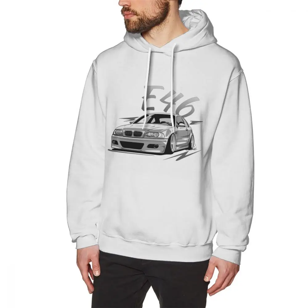 Crewneck E46 Tuning Low с длинным рукавом забавные летние толстовки для мальчиков летняя толстовка с машинкой - Цвет: white