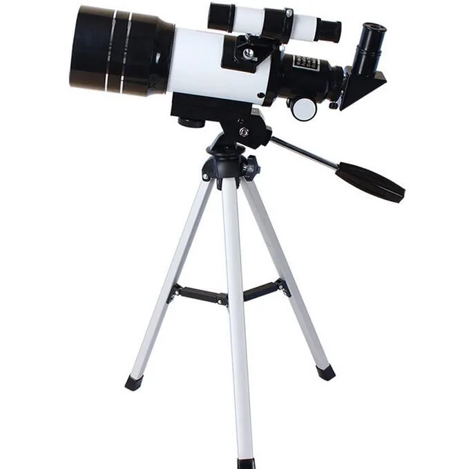 

At high magnification entry-level astronomical telescope Viewing students view sky earth moon