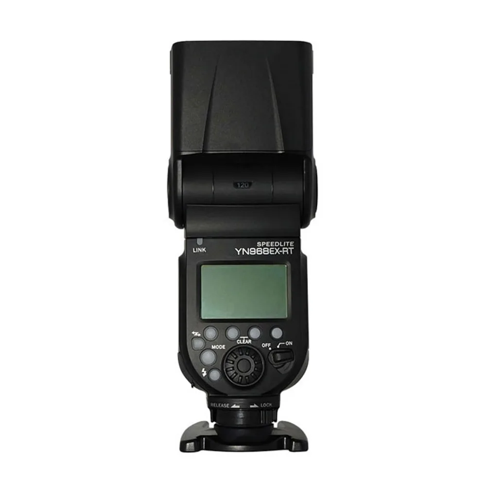 

Yongnuo YN-968EX-RT Master Mode TTL GN60 HSS 1/8000 Flash Light Wireless Speedlite for Canon EOS DSLR Camera Auto Manual Zoom