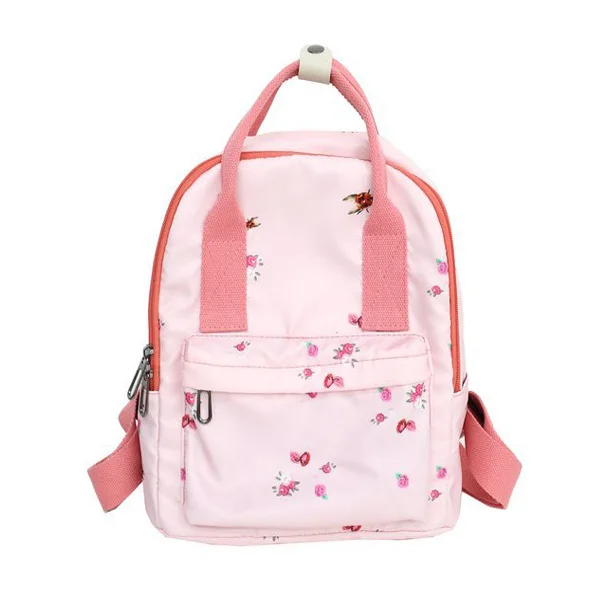 Женский милый маленький рюкзак с изображением Луны и дерева, водонепроницаемый рюкзак с принтом клубники и фруктов, переносная школьная сумка для девочек, рюкзак - Цвет: flower