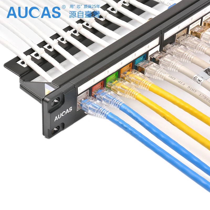 AUCAS 24 port Blank patch panel Metal Material Unload