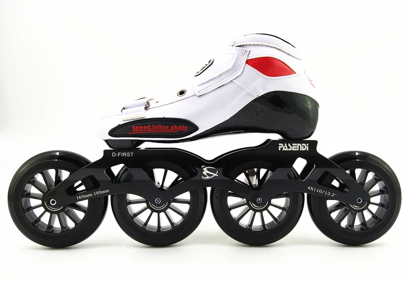 سرعة مضمنة التزلج زلاجات بعجلات مضمنة المهنية 4 عجلة الجليد الرجال/النساء تزلج الكبار الاطفال الأحذية