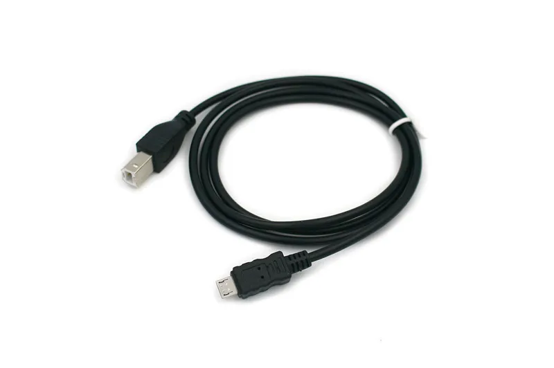 Micro usb мужчина к USB 2,0 B Мужской кабель для передачи данных OTG шнур телефон Принтер Сканер Поддержка Смартфон планшет 1 м
