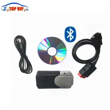 DHL free 10pcs/lot 2015.1 free active or 2015.3 + keygen tcs cdp pro with NEC Relay new vci with bluetooth cdp pro Car Scanner
