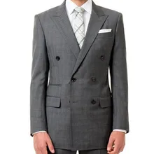 Свадебные костюмы для мужчин светло-серый индивидуальный заказ, на заказ пепельно-серый костюмы для мужчин, одна кнопка тупым отворотом мужчин бледно-серый свадебный костюм