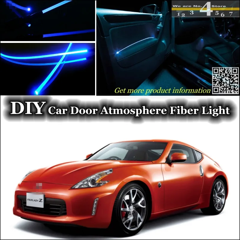 Us 26 91 21 Off Interior Ambient Light Tuning Atmosphere Fiber Optic Band Lights For Nissan Fairlady Z 300zx Z31 Z32 Z33 Z34 Inside Door Panel In