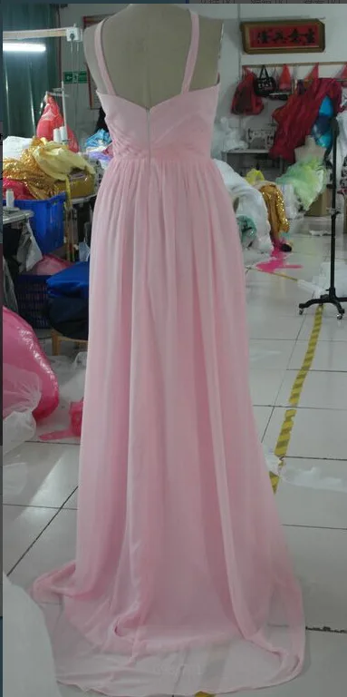 Вечерние платья с лямкой на шее, длинное вечернее платье, Robe de soiree vestido de casamento longo com TK477