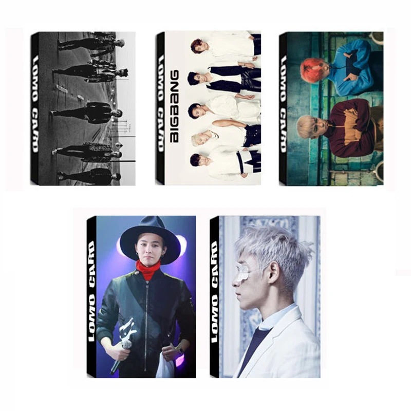 

Youpop KPOP BIGBANG GD&TOP TOP GD Album LOMO Cards K-POP Fashion Self Made Paper Photo Card Photocard LK316