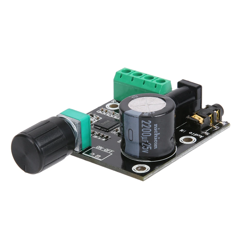 

High Power Digital Audio Amplifier Board High Resolution PAM8610 Dual Channel 12V HD Digital Audio Amplifier Board