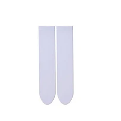 Elegant Solid Color Thigh - High Stockings - Women's Hosiery for Cosplay & Everyday Wear (WHITE)