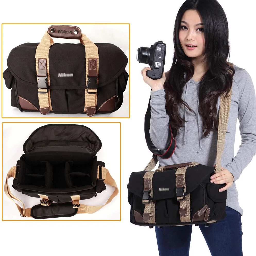 RoadfisherVintageWaterproofCameraTravelShoulderBagInsertCarry