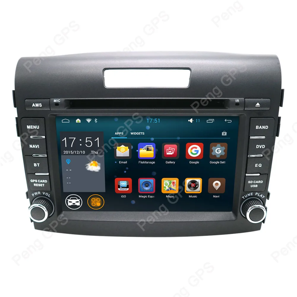 Clearance 7" 2 Din Android 8.1 Car Radio for Honda CRV 2012-2014 CD DVD Player GPS Navigation IPS Screen HIFI Music Aotostsreo Headunit 4