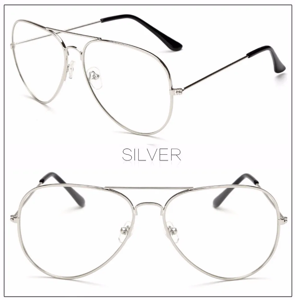 WarBLade новые классические очки пилота прозрачные очки wo мужские сплав оправа оптика авиационные очки мужские линзы