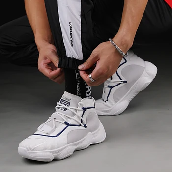 

Sneakers For Men Shoes Mesh Men White Platform Dad Shoes Fashion Male Trainers Flat Walking Footwear Casual Sapato Masculino