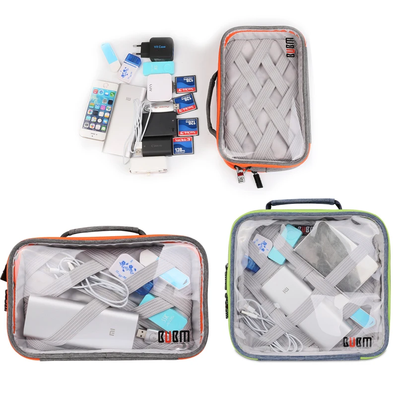 BUBM прозрачная цифровая приемная сумка, органайзер для кабеля, туалетные принадлежности, товары для дома, чехол для путешествий, цифровой органайзер для хранения косметики, Сортировочная сумка