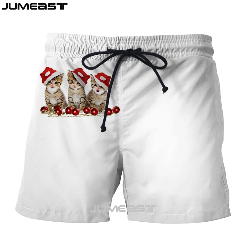 Jumeast бренд для мужчин/для женщин 3D печатных животных шорты для кота мужские шорты для купания новые летние быстросохнущая пляжные повседне - Цвет: 25