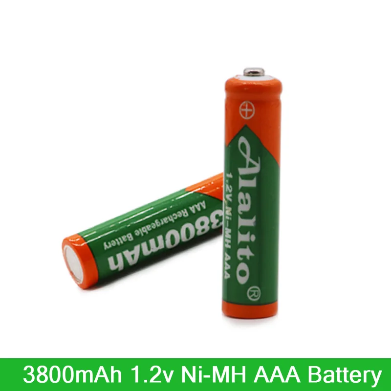 4 20 шт Alalito Новая батарея AAA 3800 mAh перезаряжаемая Ni MH 1 2 V для часов мышей компьютеров