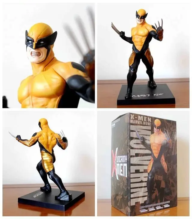 

Hot 7" X-MEN Movie The Wolverine Comics Yellow Cloth Ver. Boxed 18cm PVC Action Figure Collection Model Doll Toy